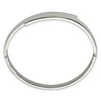Stainless Steel Polished Hinged Bangle view 3