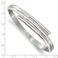 Stainless Steel Polished Hinged Bangle view 4