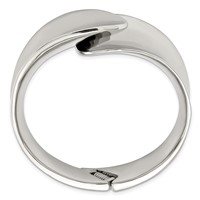 Stainless Steel Polished Hinged Bangle view 3