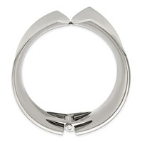 Stainless Steel Polished Hinged Bangle view 3