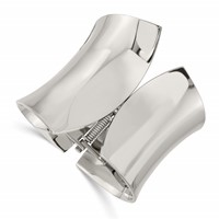 Stainless Steel Polished Hinged Bangle view 1