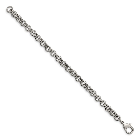 Chisel Stainless Steel Textured Link Chain