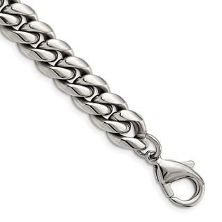 Stainless Steel Curb Chain Bracelet
