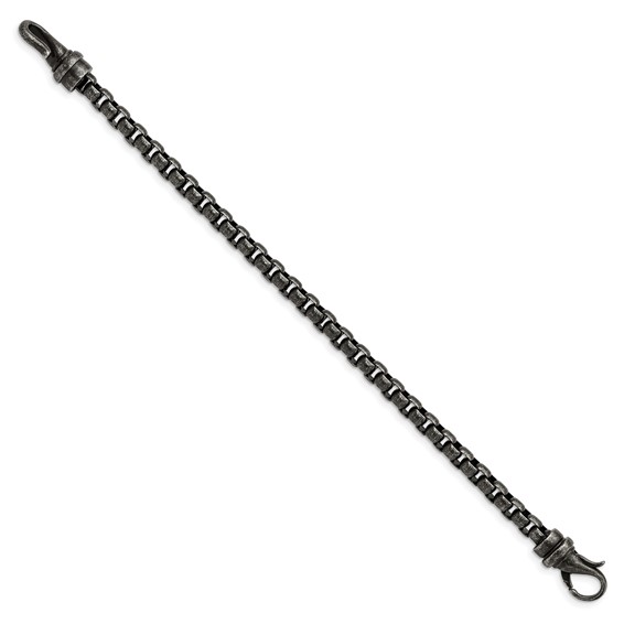Chisel Stainless Steel Antiqued Box Chain