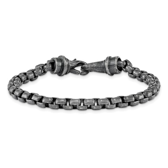 Chisel Stainless Steel Antiqued Box Chain