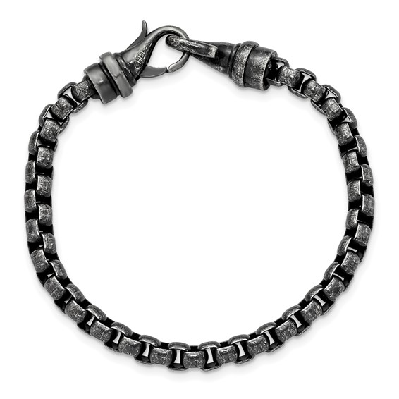 Chisel Stainless Steel Antiqued Box Chain