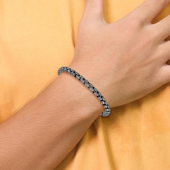 Chisel Stainless Steel Antiqued Box Chain