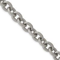 Chisel Stainless Steel Polished and Textured Bracelet - 7in view 1