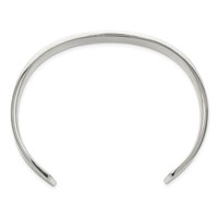 Chisel Stainless Steel Brushed 12mm Cuff Bangle view 3
