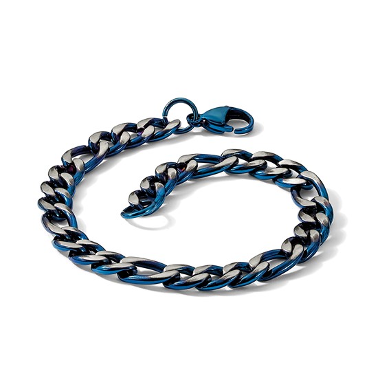 Chisel Stainless Steel IP-plated Figaro Chain