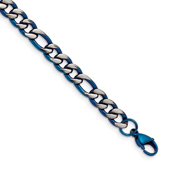 Chisel Stainless Steel IP-plated Figaro Chain