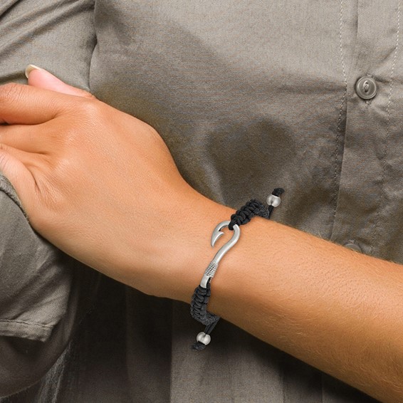 Stainless Steel Nylon Adjustable Bracelet