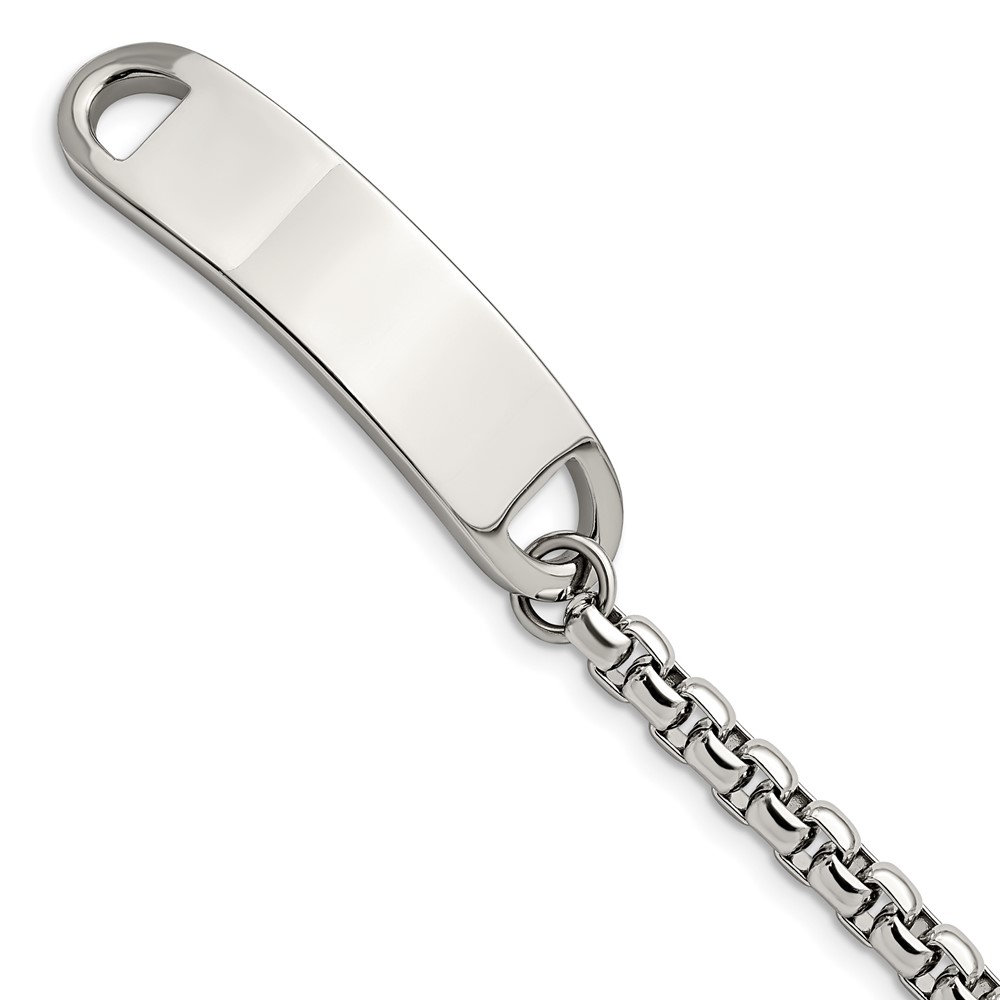 Stainless Steel Polished 8.75in ID Bracelet