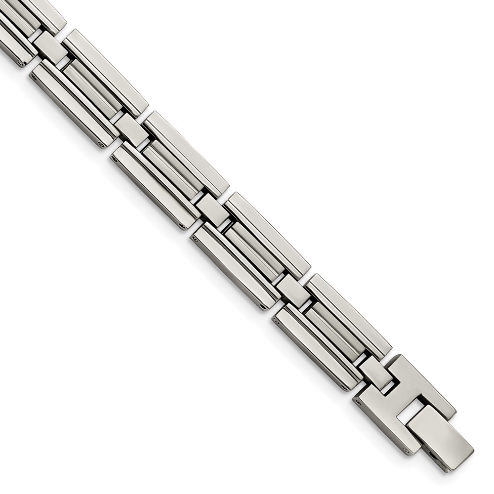 Stainless Steel Brushed and Polished 8.5in Bracelet