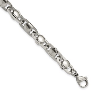 Chisel Stainless Steel Fancy Link Chain