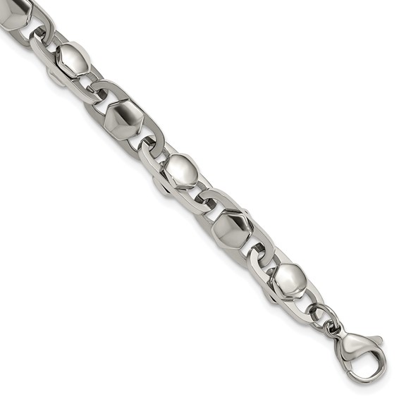 Chisel Stainless Steel Fancy Link Chain