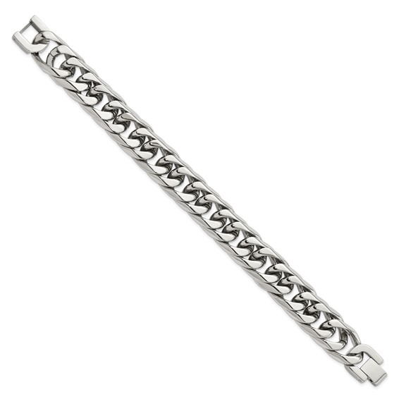 Stainless Steel Curb Chain Bracelet