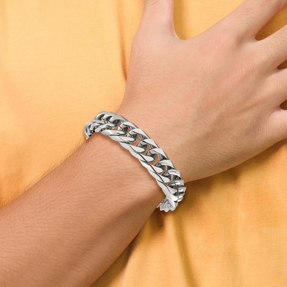 Stainless Steel Curb Chain Bracelet