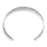 Chisel Stainless Steel Polished Fancy Cuff Bracelet view 3