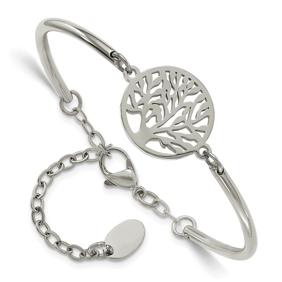 Stainless Steel Tree Bracelet