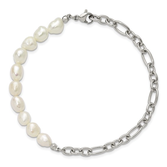 Stainless Steel FWC Pearl Bracelet