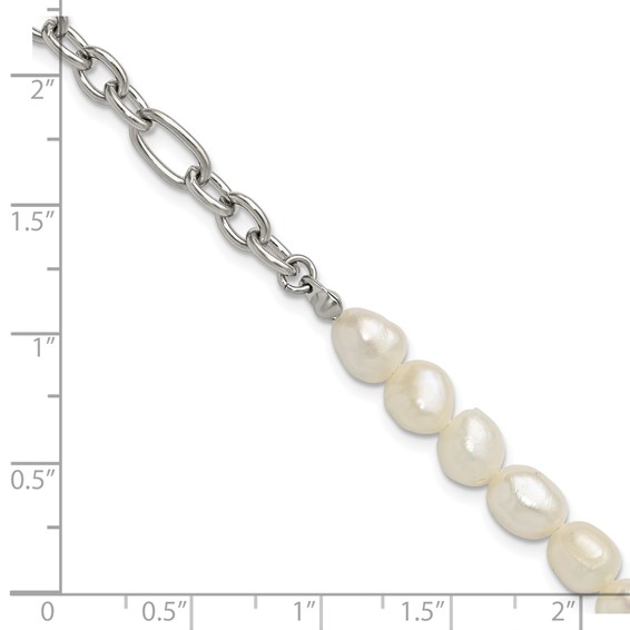 Stainless Steel FWC Pearl Bracelet
