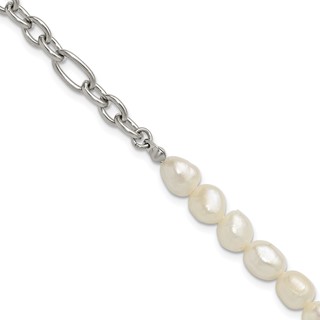 Stainless Steel FWC Pearl Bracelet