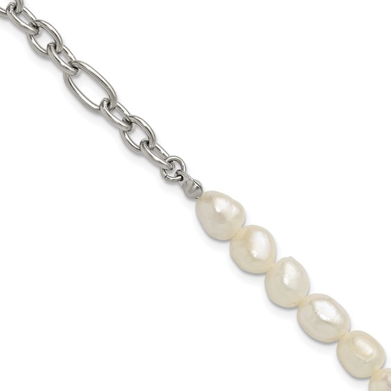 Stainless Steel FWC Pearl Bracelet