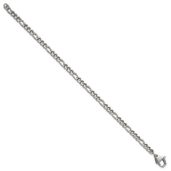 Chisel Stainless Steel Polished 4mm 8.5 inch Franco Chain Bracelet