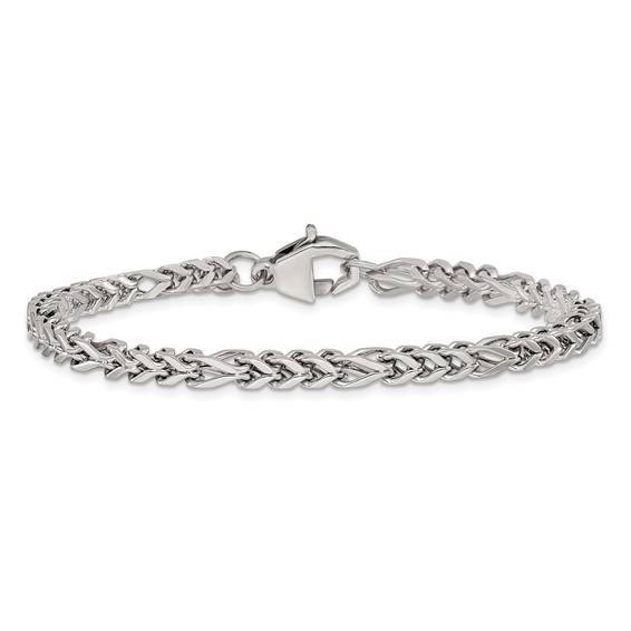 Chisel Stainless Steel Polished 4mm 8.5 inch Franco Chain Bracelet