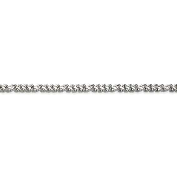 Chisel Stainless Steel Polished 4mm 8.5 inch Franco Chain Bracelet