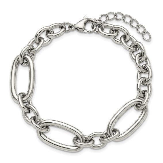 Stainless Steel Polished Open Link