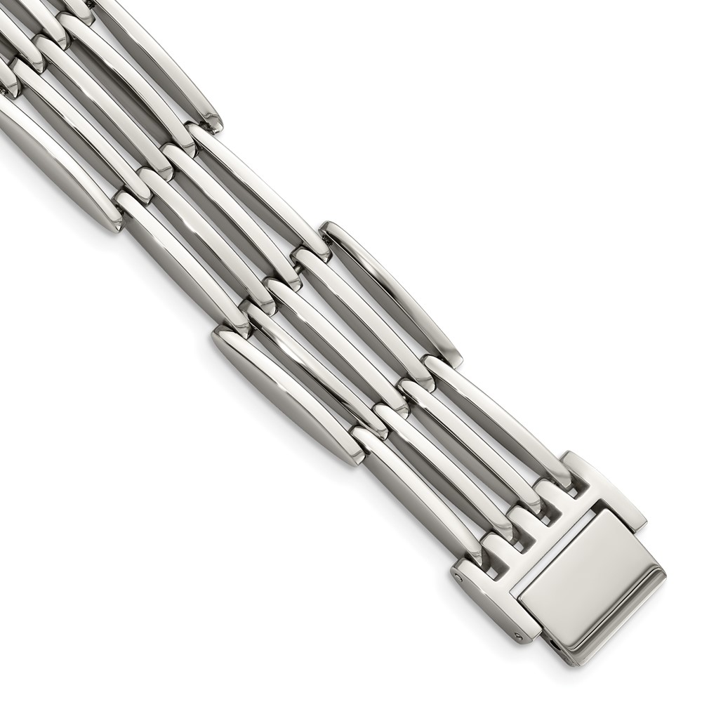 Stainless Steel Polished 8.5in Bracelet