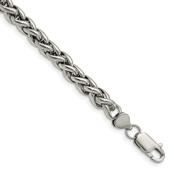 Chisel Stainless Steel Wheat Chain