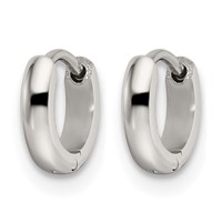 Chisel Stainless Steel Polished 2mm Endless Hinged Hoops view 3