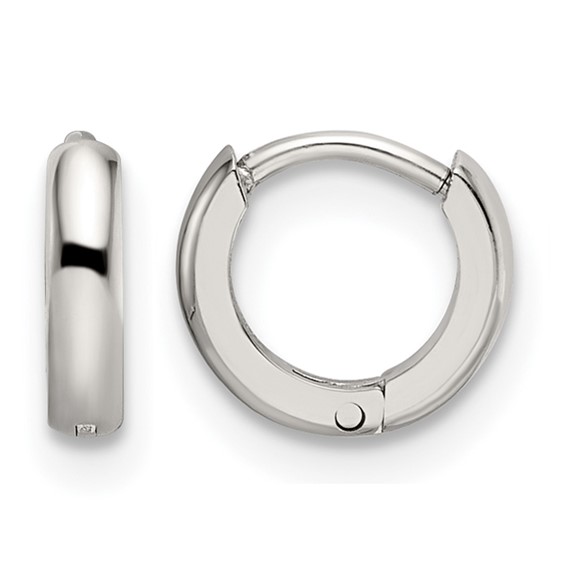 Chisel Stainless Steel Polished 2mm Endless Hinged Hoops