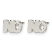 Stainless Steel Polished NO Post Earrings view 3