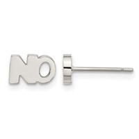 Stainless Steel Polished NO Post Earrings view 1