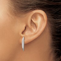Stainless Steel Polished Post Earrings view 3