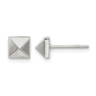 Chisel Stainless Steel Polished 6mm Stud Post Earrings