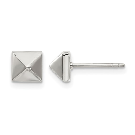 Chisel Stainless Steel Polished 6mm Stud Post Earrings