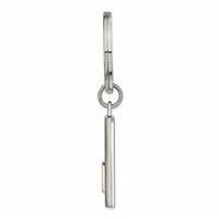 Chisel Stainless Steel Polished Yellow IP-plated Key Ring view 3