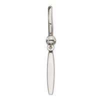Chisel Stainless Steel Brushed and Polished Key Ring view 3