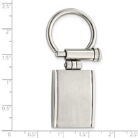 Chisel Stainless Steel Brushed and Polished Key Ring view 4