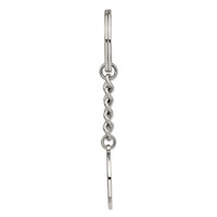 Chisel Stainless Steel Polished Red Enamel Medical Key Ring view 3
