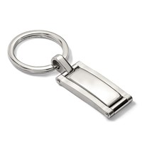 Chisel Stainless Steel Brushed and Polished Key Ring view 3