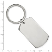 Chisel Stainless Steel Brushed and Polished 1.85mm Reversible Key Ring view 3