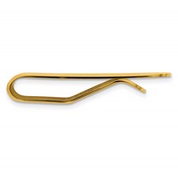 Chisel Stainless Steel Polished Yellow IP-plated Money Clip view 2
