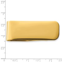 Chisel Stainless Steel Polished Yellow IP-plated Money Clip view 4