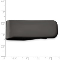 Chisel Stainless Steel Polished Black IP-plated Money Clip view 4
